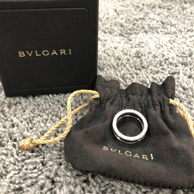 BVLGARI Save The Children Ring "Black/Silver Ceramic"