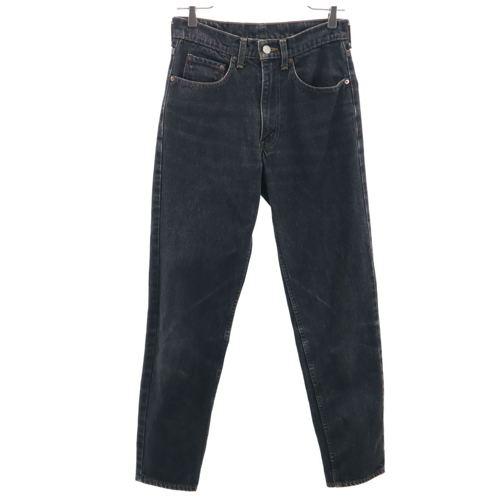 Levi's リーバイス 80s 日本製 後染め ブラック デニムパンツ W29 ブラック ジーンズ