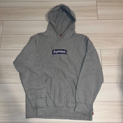 Supreme Bandana Box Logo Hooded Sweatshirt "Grey"