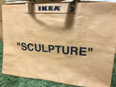 OFF-WHITE / IKEA MARKERAD Large Bag "Brown"