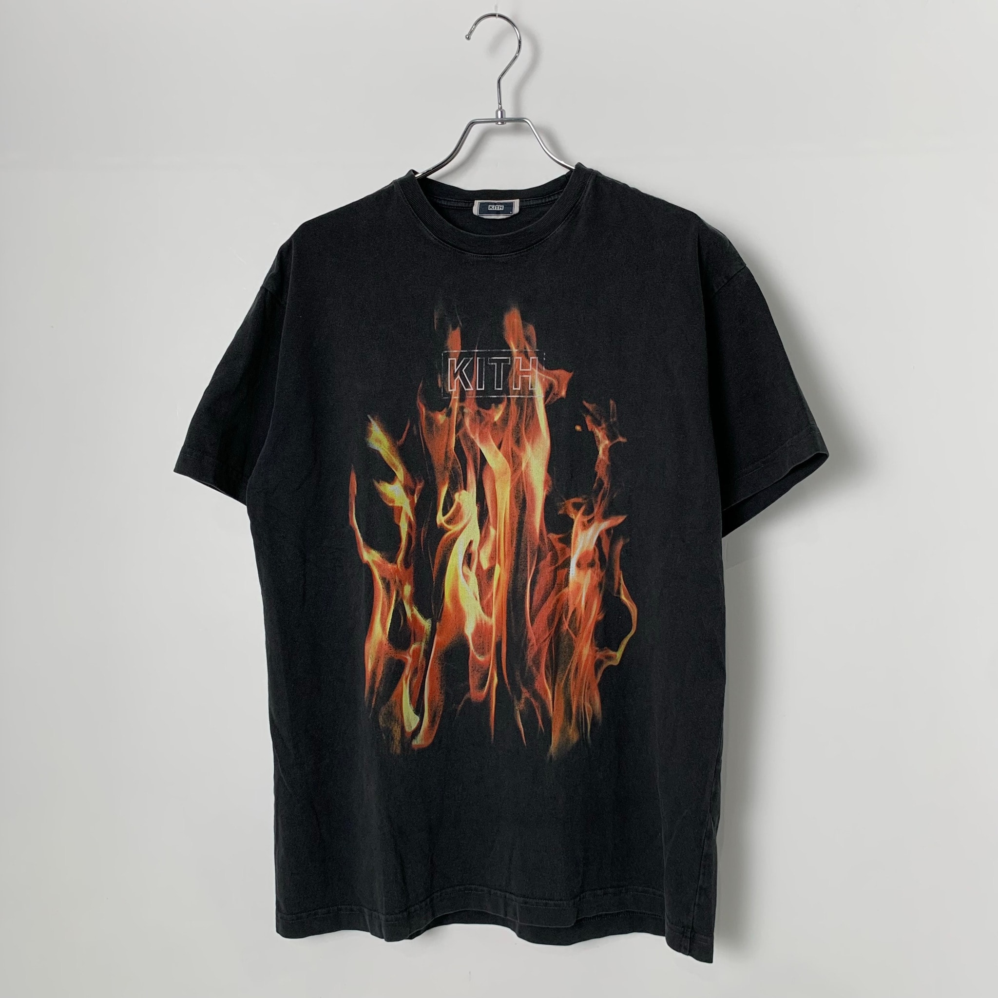 Kith Pyro Box Logo Vintage Tee "Black"