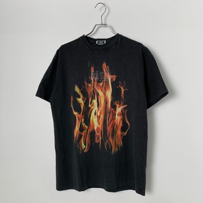 Kith Pyro Box Logo Vintage Tee "Black"