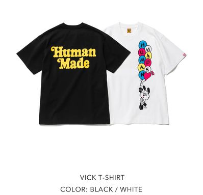 HUMAN MADE VICK T-SHIRT "Black"