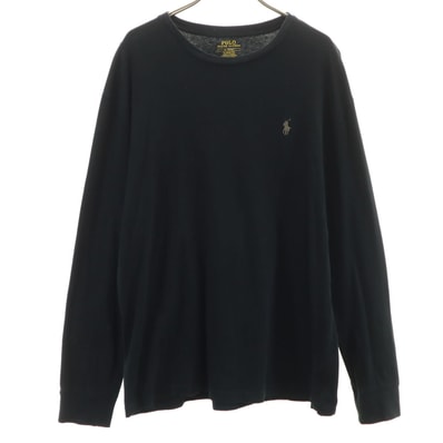 POLO RALPH LAUREN ポロラルフローレン 長袖 Tシャツ M ブラック ロンT