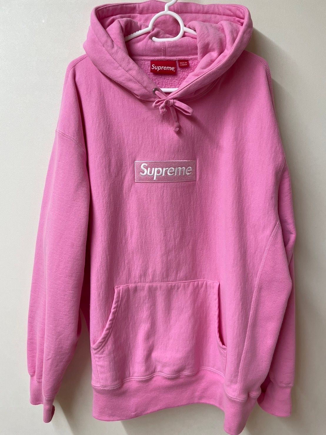 Supreme Box Logo Hooded Sweatshirt "Pink" (21FW)