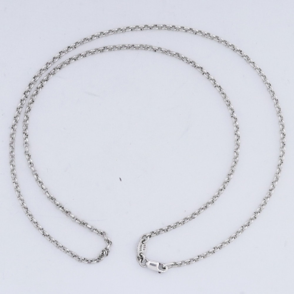 Chrome Hearts Roll Chain Necklace "Silver"