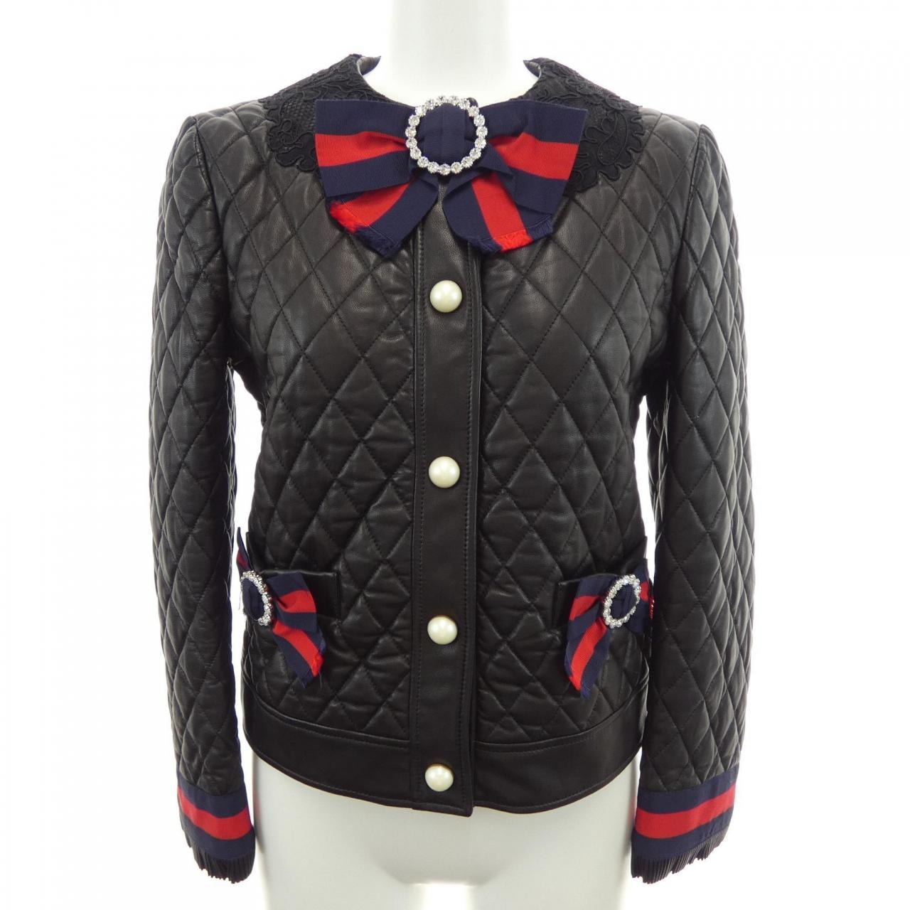グッチ GUCCI 479045-XG461 レザージャケット
