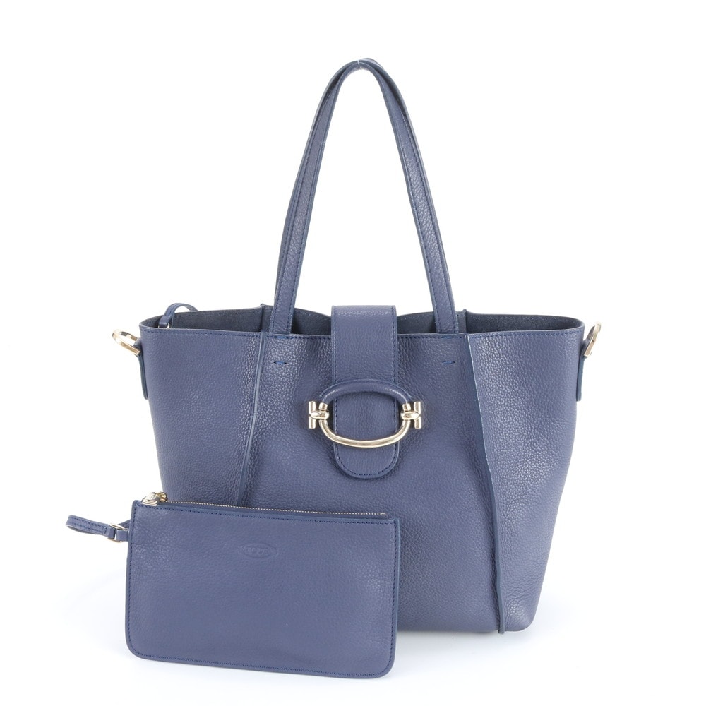 ■美品 トッズ Tリング ショッピングトート バッグ レザー