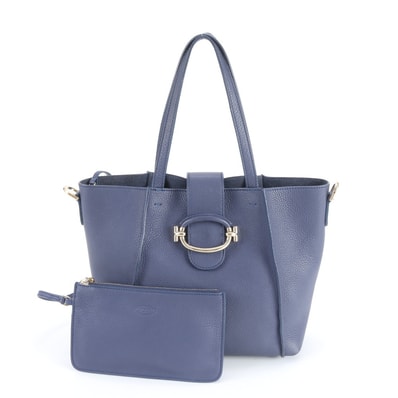 ■美品 トッズ Tリング ショッピングトート バッグ レザー
