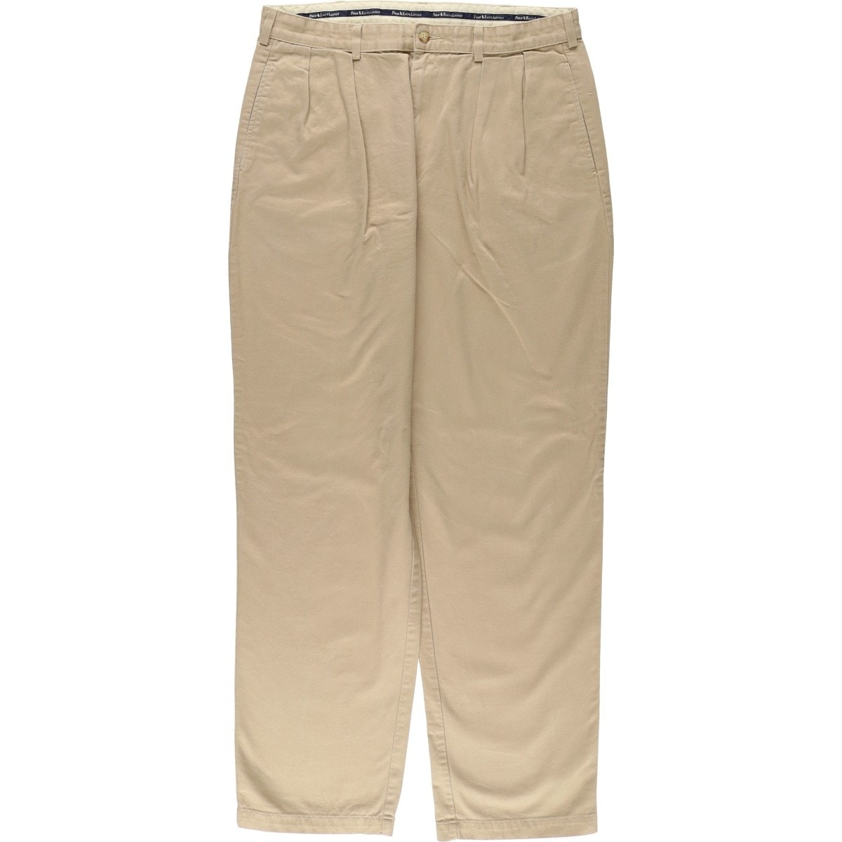 古着 ラルフローレン Ralph Lauren Polo Ralph Lauren ツータック チノパンツ USA製 メンズw35相当/eaa611860