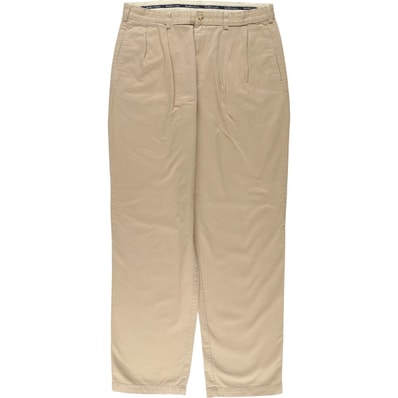 古着 ラルフローレン Ralph Lauren Polo Ralph Lauren ツータック チノパンツ USA製 メンズw35相当/eaa611860