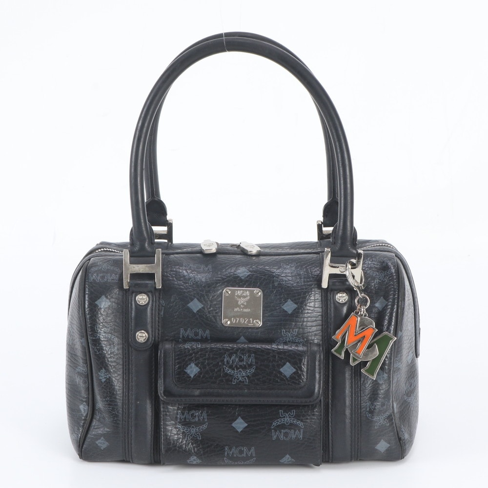 ■美品 MCM エムシーエム ヴィセトスミニ ボストンハンドバッグ