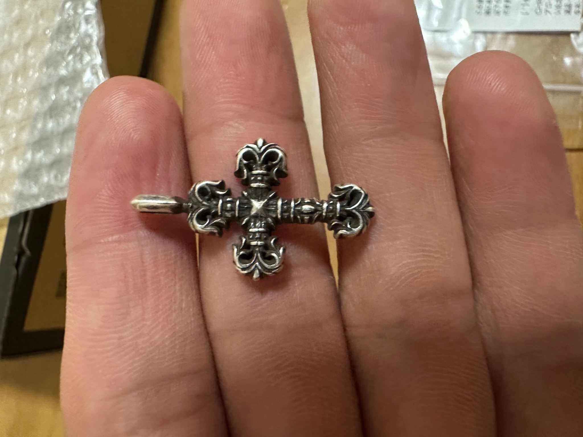 Chrome Hearts Tiny Filigree Charm "Silver"