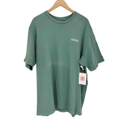 Washed Script S/S Top【1142587076500】