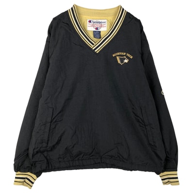 古着 90~00年代 チャンピオン Champion Vネック ウォームアッププルオーバー メンズM相当/eaa606593