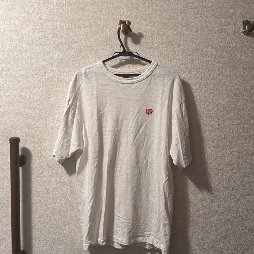 HUMAN MADE Heart Badge T-Shirt "White"