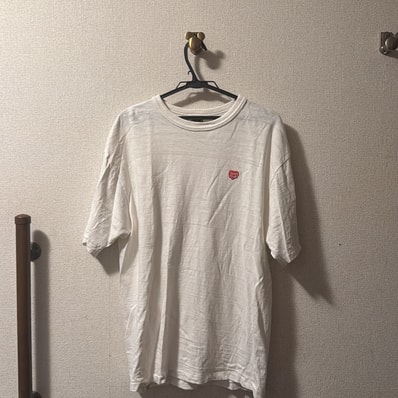 HUMAN MADE Heart Badge T-Shirt "White"
