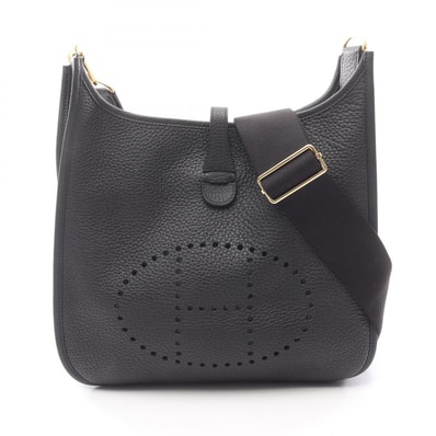 エルメス HERMES エヴリン 3 トロワ PM ショルダーバッグ バッグ レザー トリヨンクレマンス トリヨンクレマンス ブラック(エルメス) K刻印(2025年製造) レディース ブラック系 【中古】