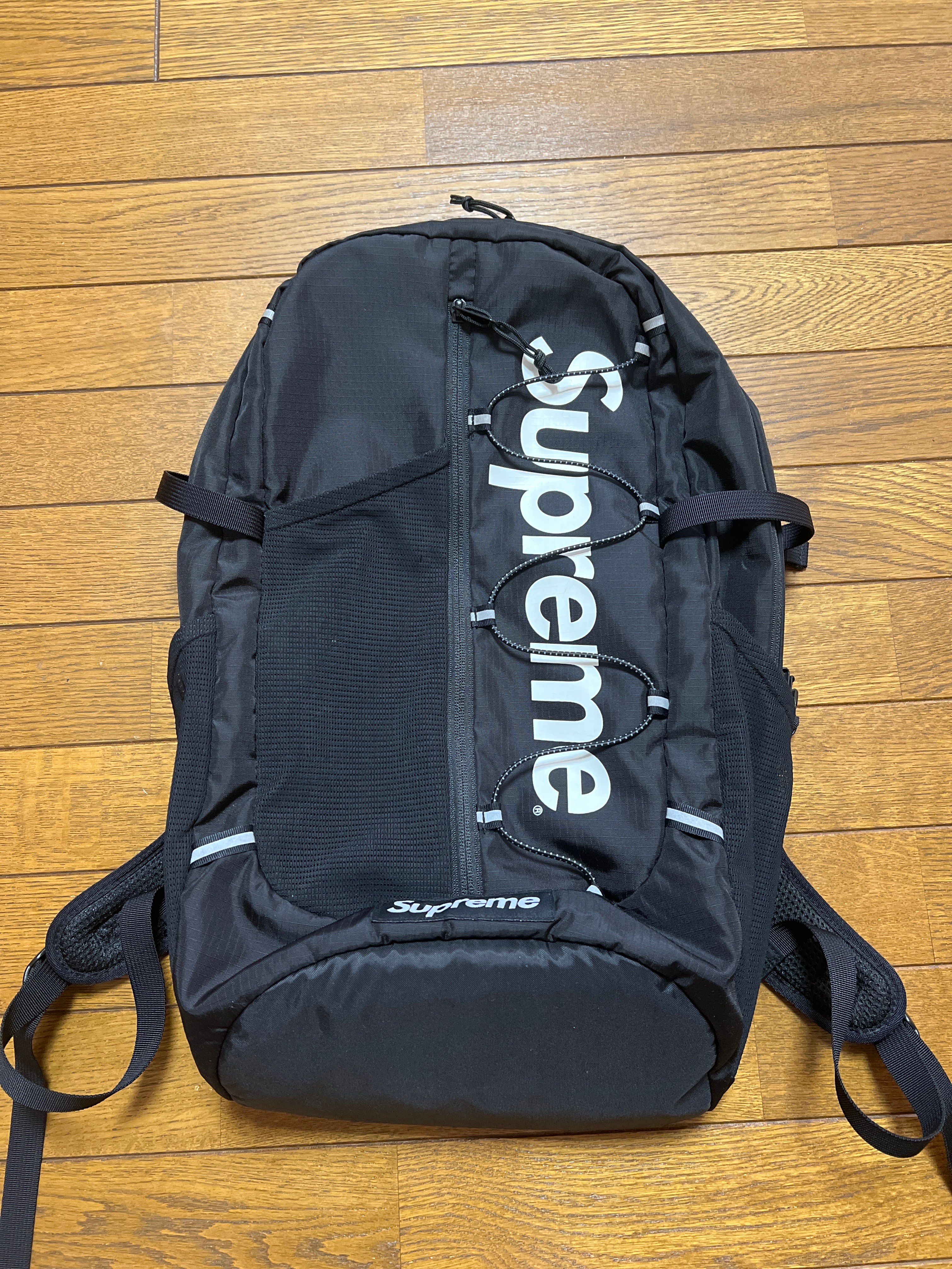 Supreme 2017SS Backpack "Black"
