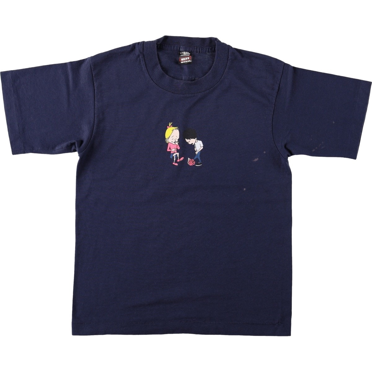 古着 90年代 フルーツオブザルーム FRUIT OF THE LOOM プリントTシャツ USA製 メンズXS相当 ヴィンテージ/eaa670471