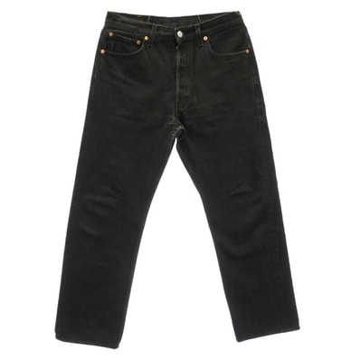 Levi's リーバイス 501-0185 ユーロリーバイス 90s 96年 ポーランド製 501 ブラックデニム パンツ インディゴブルー系【中古】