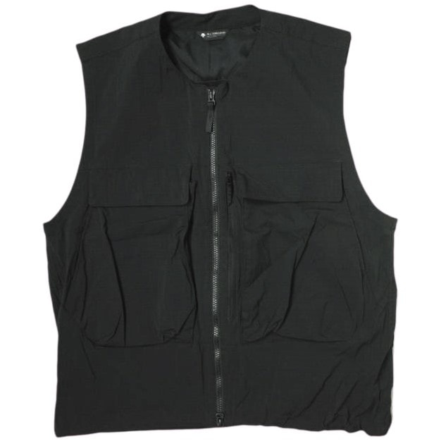 DESCENTE ALLTERRAIN 81 x BEAUTY&YOUTH デサント オルテライン エイティーワン ビューティーアンドユース 別注 ポケットベスト ウォッシャブル DX-T2433 FREE BLACK ジレ トップス g19066