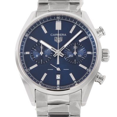 【新品】TAG HEUER タグホイヤー 保証書2026年 カレラ クロノグラフ CBN2011.BA0642 ステンレススチール【中古】