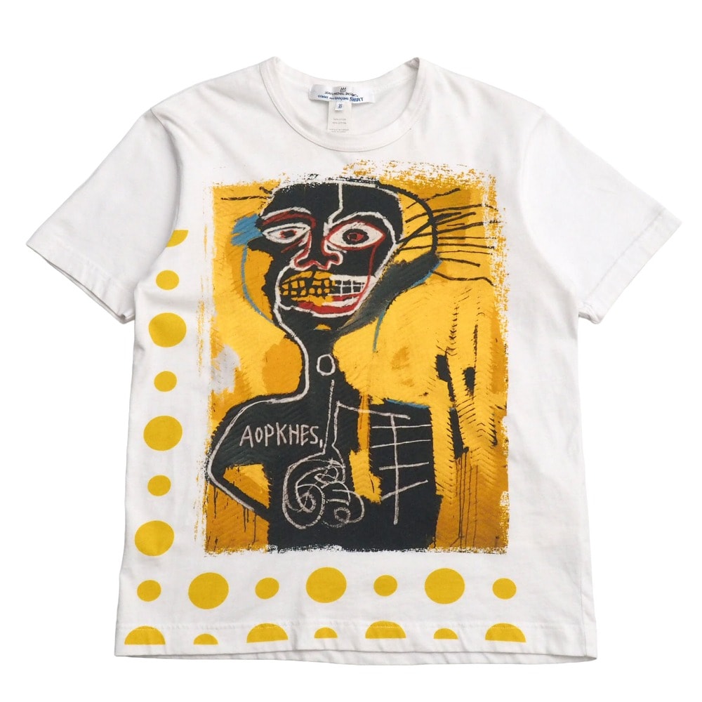 COMME des GARCONS SHIRT コムデギャルソンシャツ Jean-Michel Basquiat ジャンミシェル バスキア 半袖Tシャツ サイズXS ブランド古着【中古】20260807/PU0187