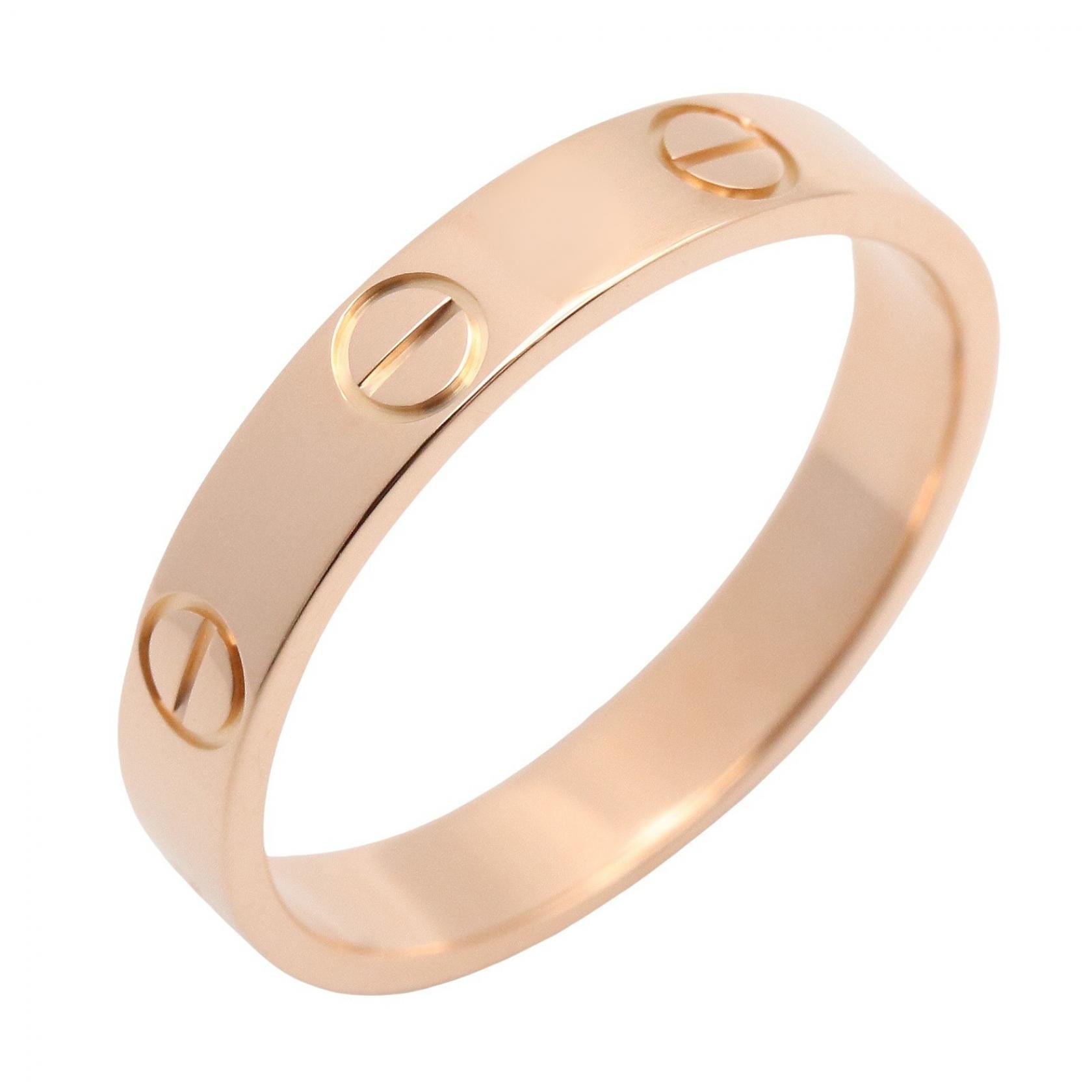 カルティエ CARTIER ミニラブリング リング・指輪 ジュエリー K18PG(ピンクゴールド) メンズ レディース ゴールド系 B4085200 【中古】