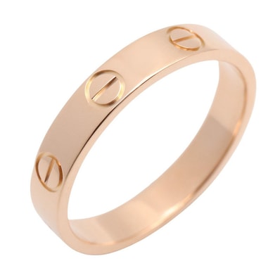 カルティエ CARTIER ミニラブリング リング・指輪 ジュエリー K18PG(ピンクゴールド) メンズ レディース ゴールド系 B4085200 【中古】