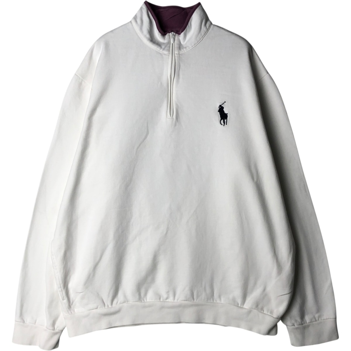 古着 ラルフローレン Ralph Lauren POLO GOLF ポロゴルフ ハーフジップスウェットシャツ トレーナー メンズXL相当/eaa629885