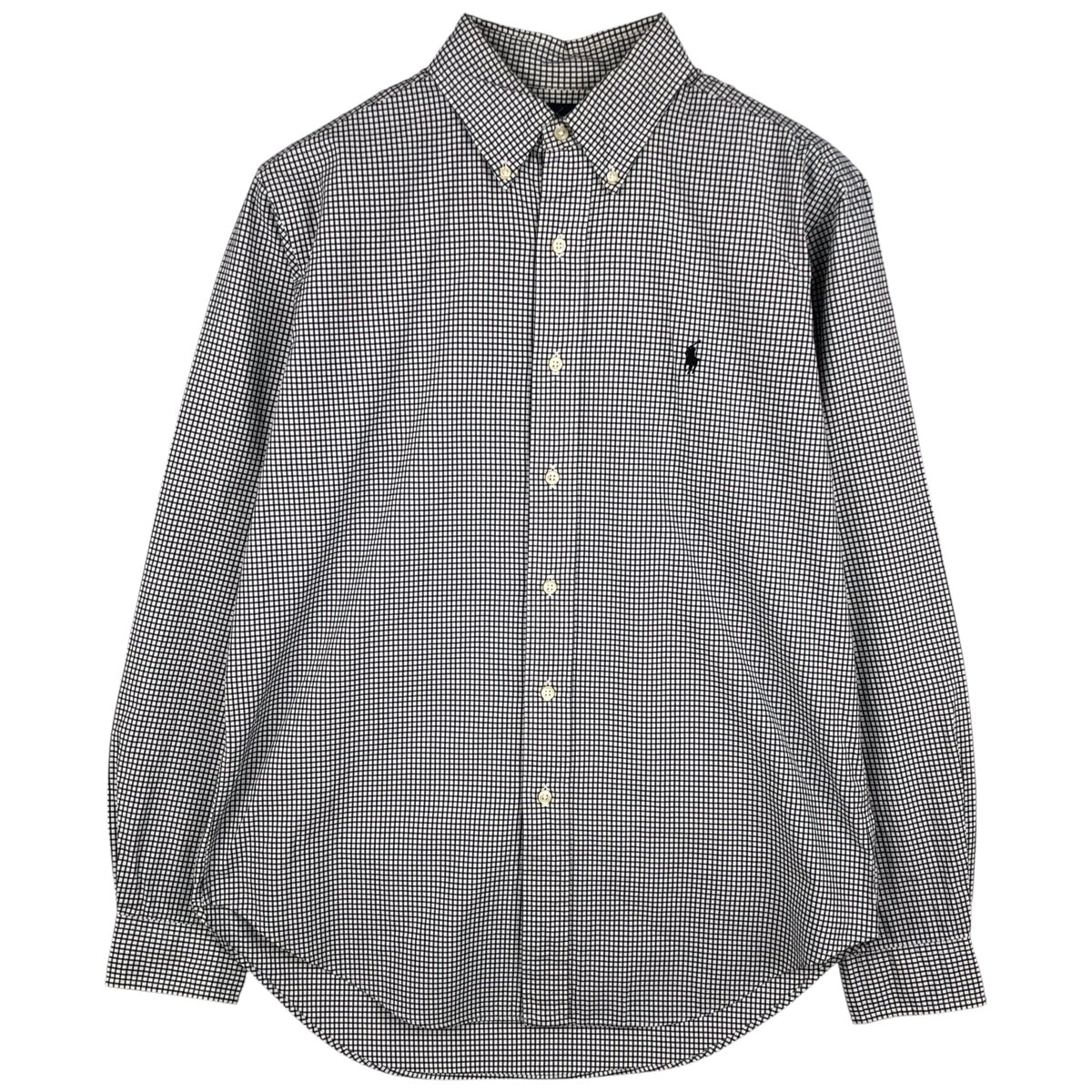 古着 ラルフローレン Ralph Lauren CLASSIC FIT 長袖 ボタンダウンチェックシャツ メンズM相当/eaa607056