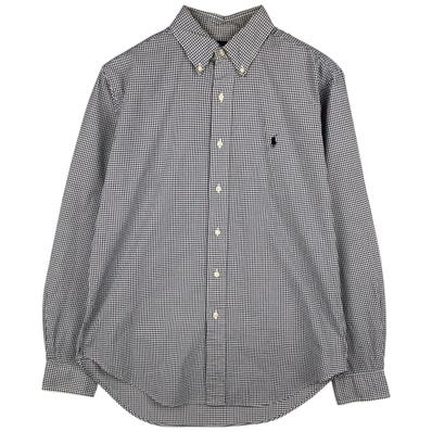 古着 ラルフローレン Ralph Lauren CLASSIC FIT 長袖 ボタンダウンチェックシャツ メンズM相当/eaa607056