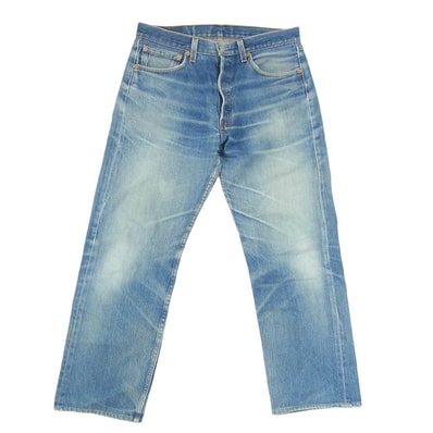 Levi's リーバイス USA製 00s ボタン裏 553 スモールe 501XX デニム パンツ インディゴブルー系 33【中古】