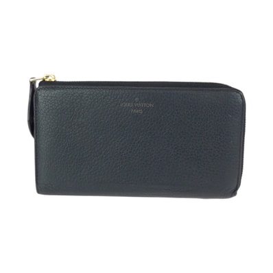 LOUIS VUITTON ルイヴィトン トリヨン ポルトフォイユ コメット ブラック 黒 ゴールド金具 レザー 長財布 ラウンドファスナー 601617 【中古】