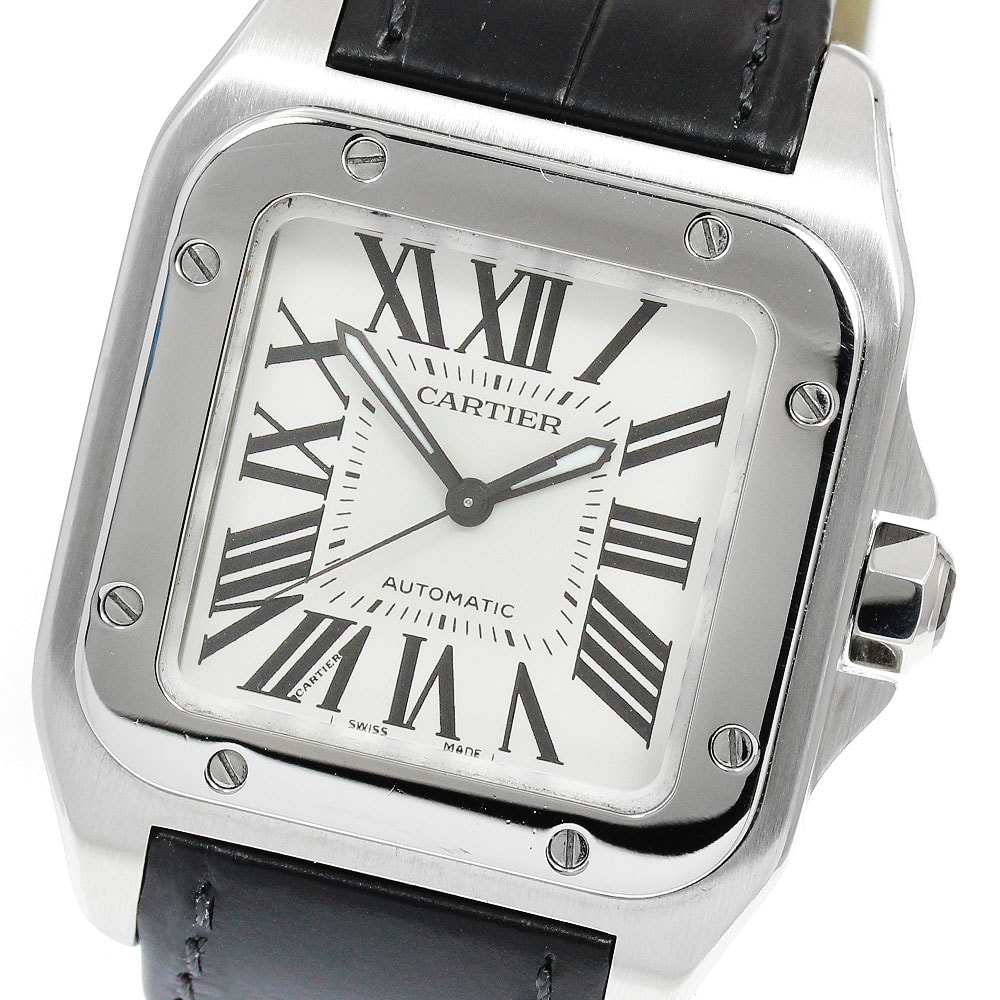 カルティエ サントス100MM  W20106X8 ボーイズ 【中古】