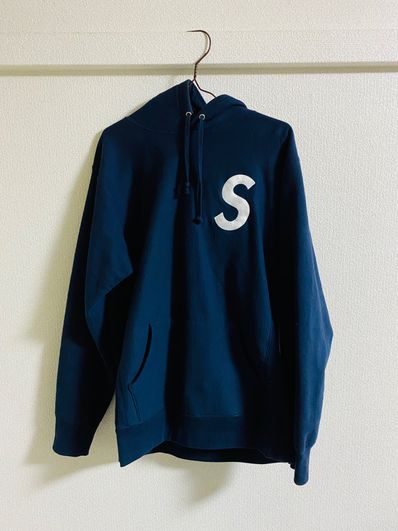 Supreme S Logo Hooded Sweatshirt "Blue" (20SS)