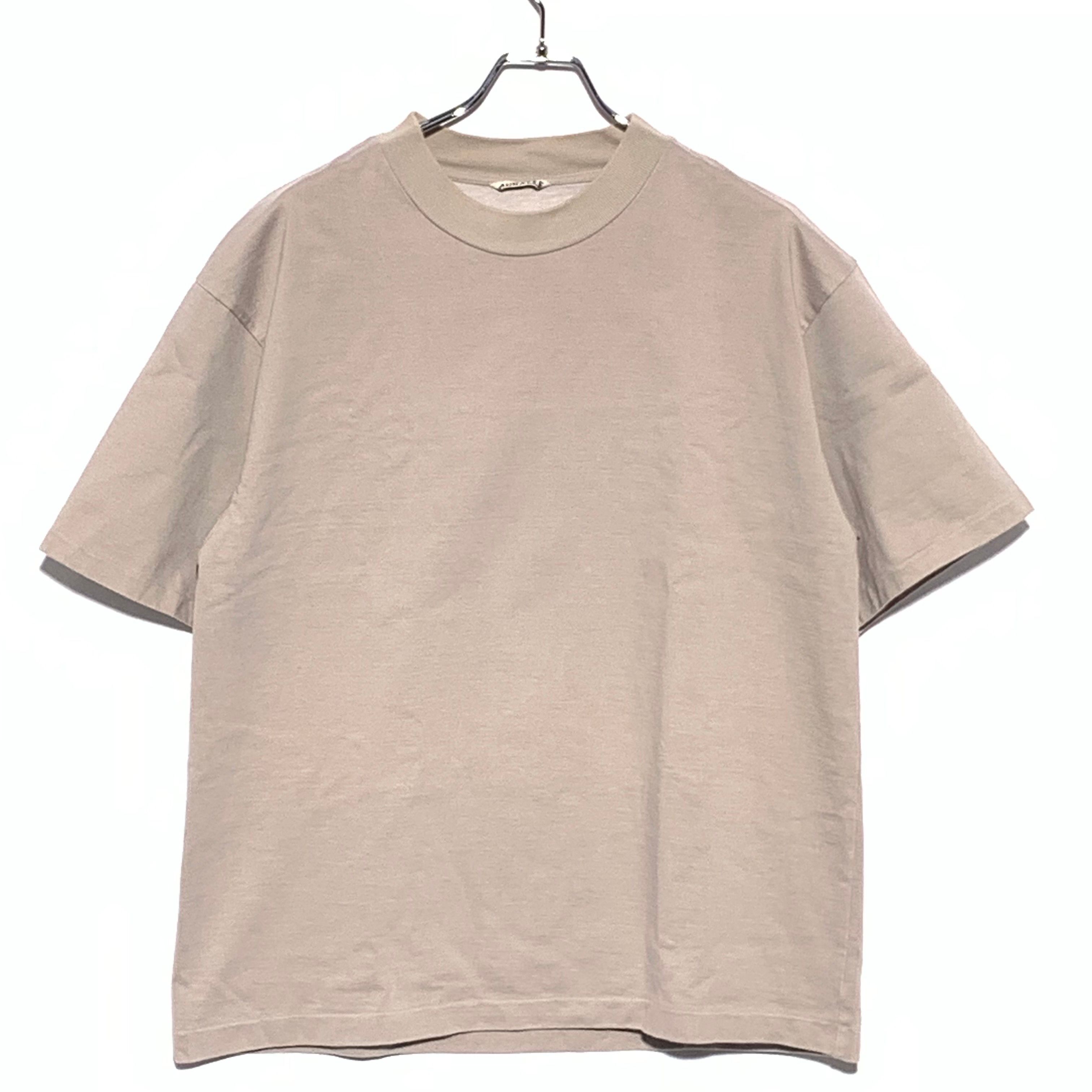 AURALEE STAND UP TEE Pale Gray