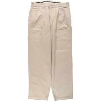 古着 ラルフローレン Ralph Lauren POLO RALPH LAUREN ANDREW PANT チノパンツ メンズw33相当 ツータック/eaa680725