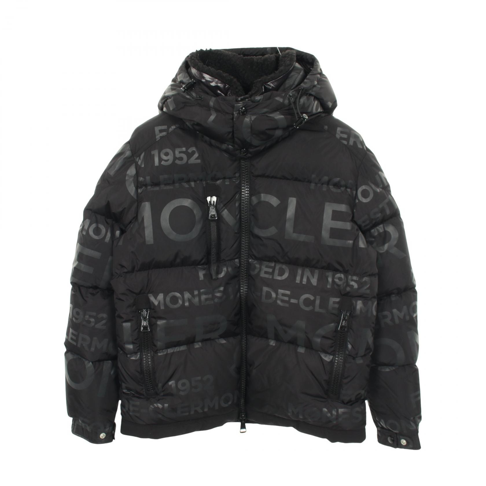 モンクレール MONCLER TARENTAISE ダウンジャケット 衣料品 アウター ナイロン メンズ ブラック系 【中古】