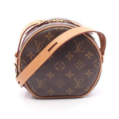 ルイ・ヴィトン LOUIS VUITTON ボワット シャポー スープルPM ショルダーバッグ バッグ PVCコーティングキャンバス レザー モノグラム レディース ブラウン系 M45149 【中古】