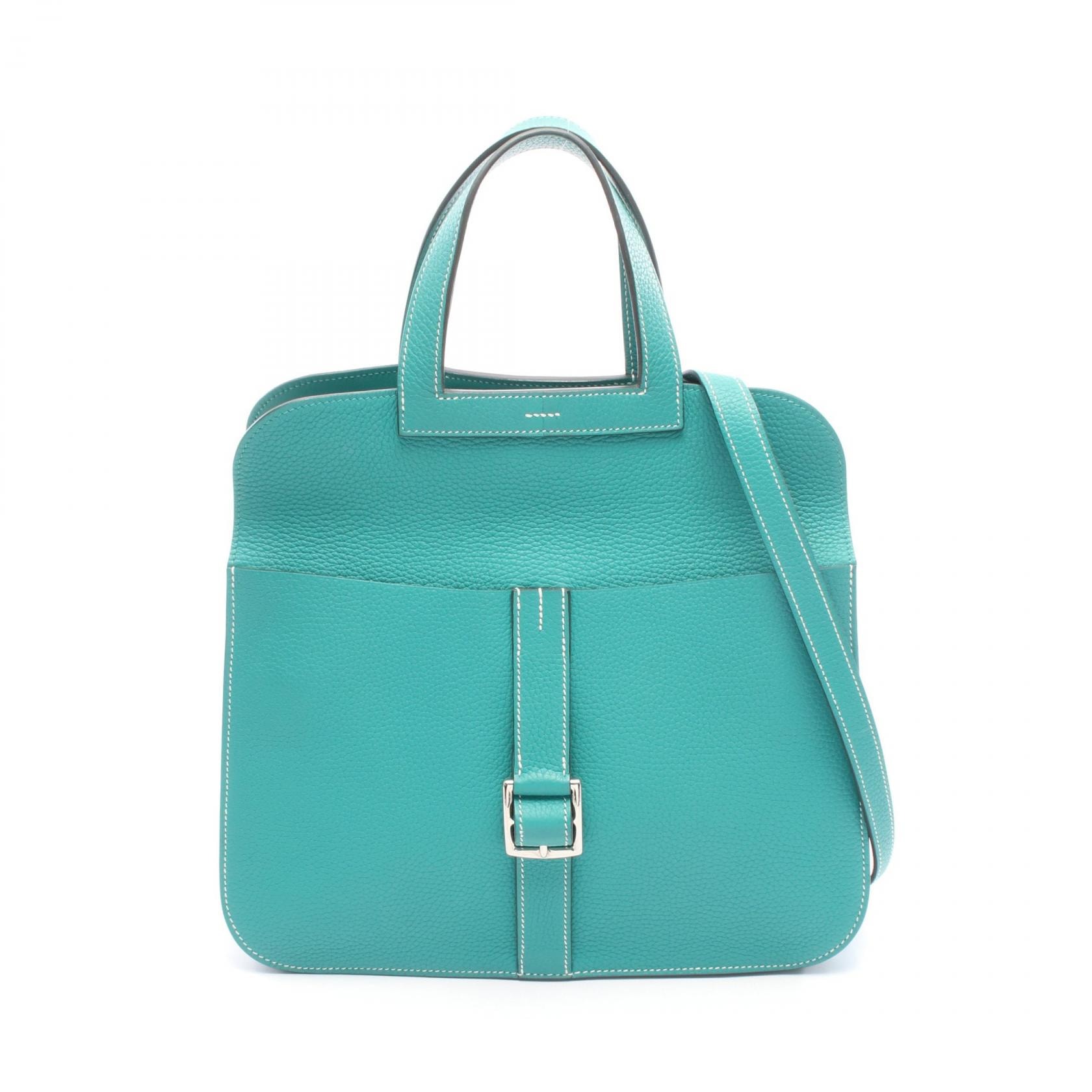 エルメス HERMES アルザン31 ヴェールヴェローヌ ハンドバッグ バッグ トリヨンクレマンス トリヨンクレマンス D刻印(2019年製造) レディース グリーン系 066777CK 【中古】