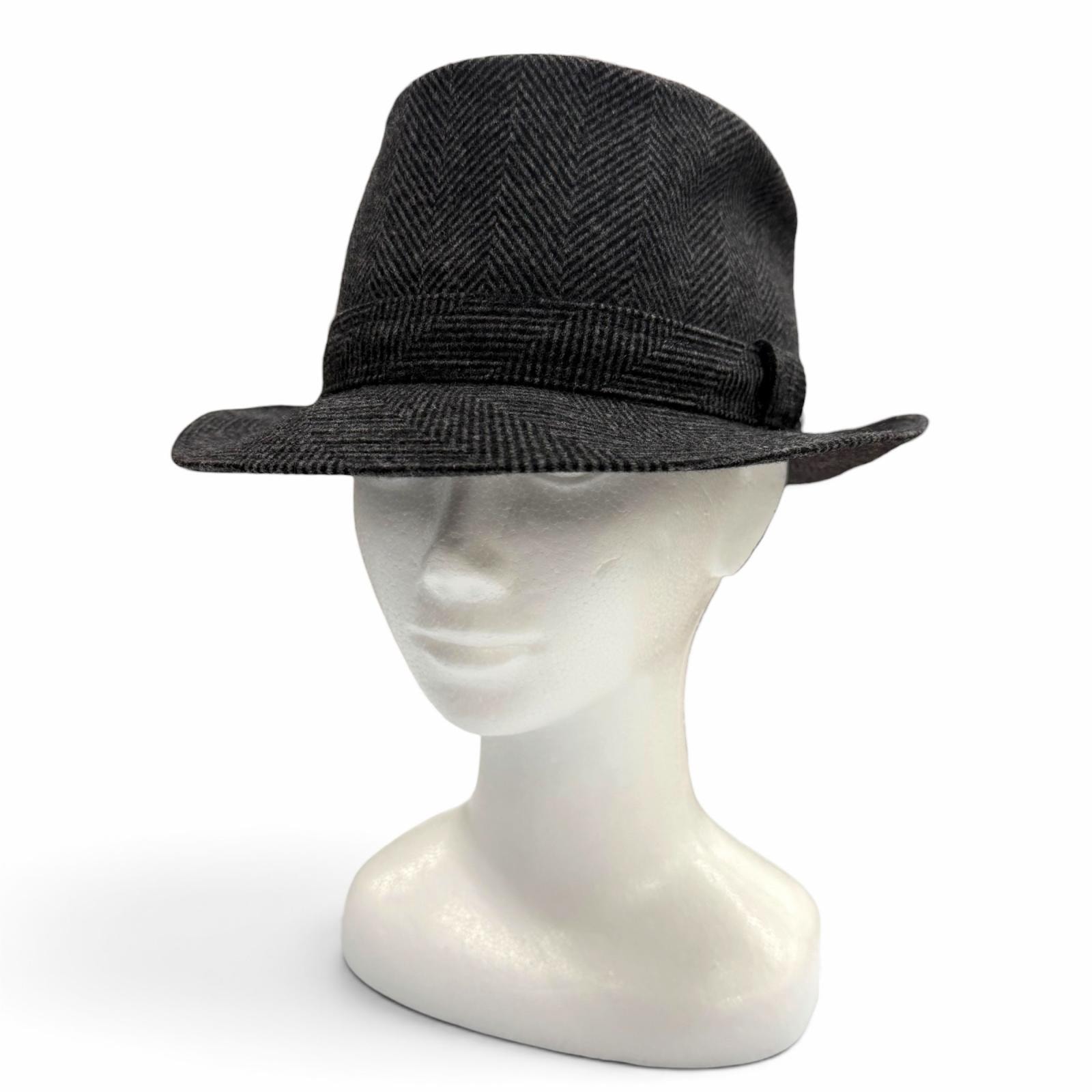 極美品 エルメス ハット グレー メンズ 59