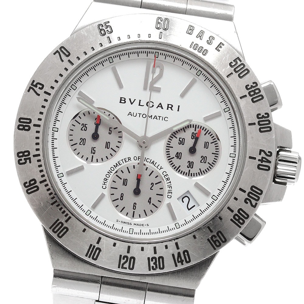 ブルガリ ディアゴノ タキメトリック CH40STA メンズ 【中古】