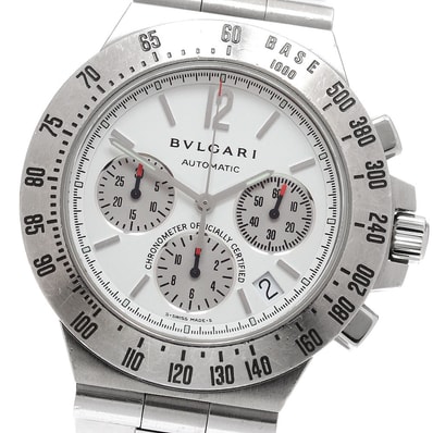 ブルガリ ディアゴノ タキメトリック CH40STA メンズ 【中古】