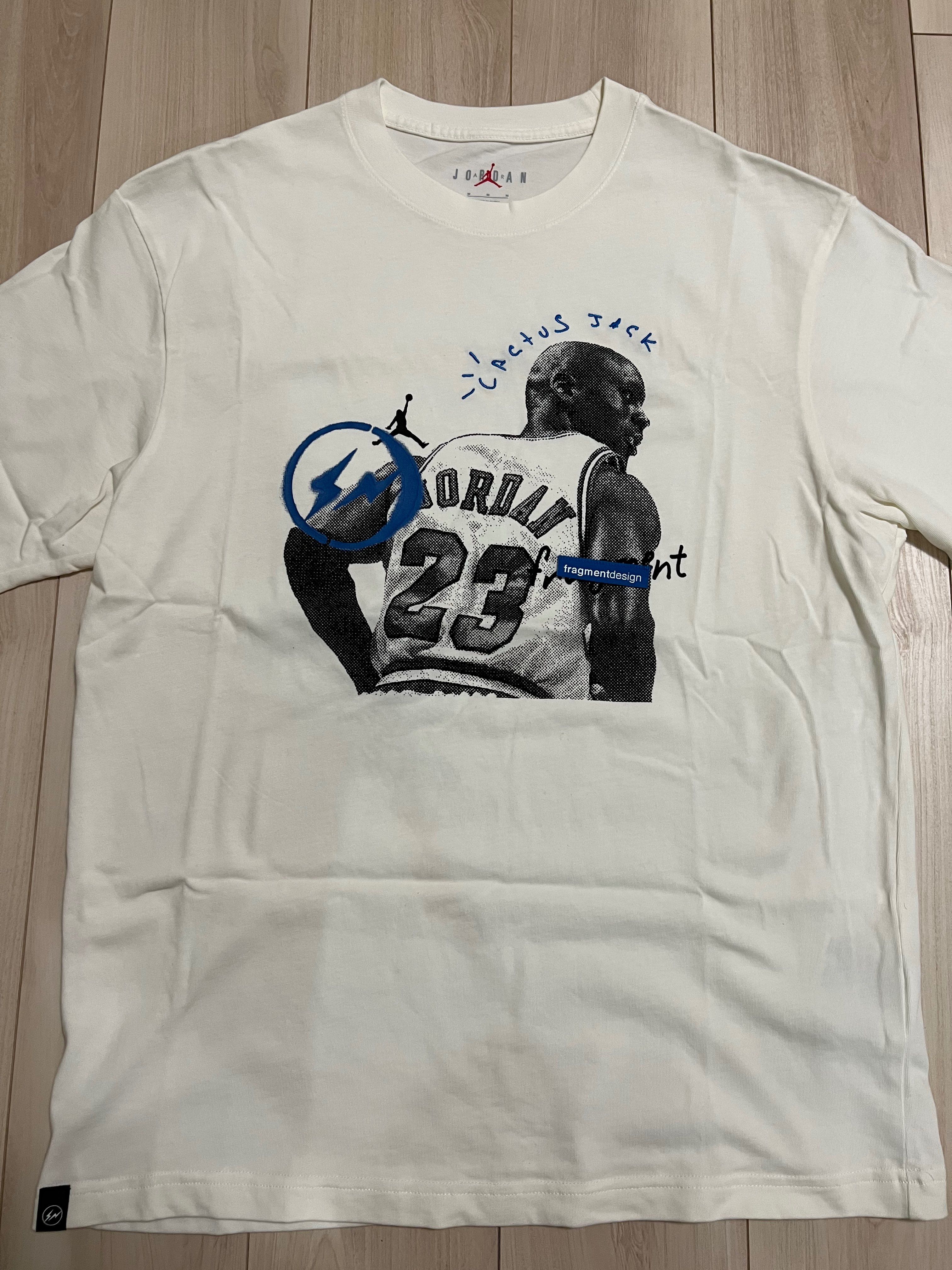 Air Jordan Travis Scott Fragment Tee "White"
