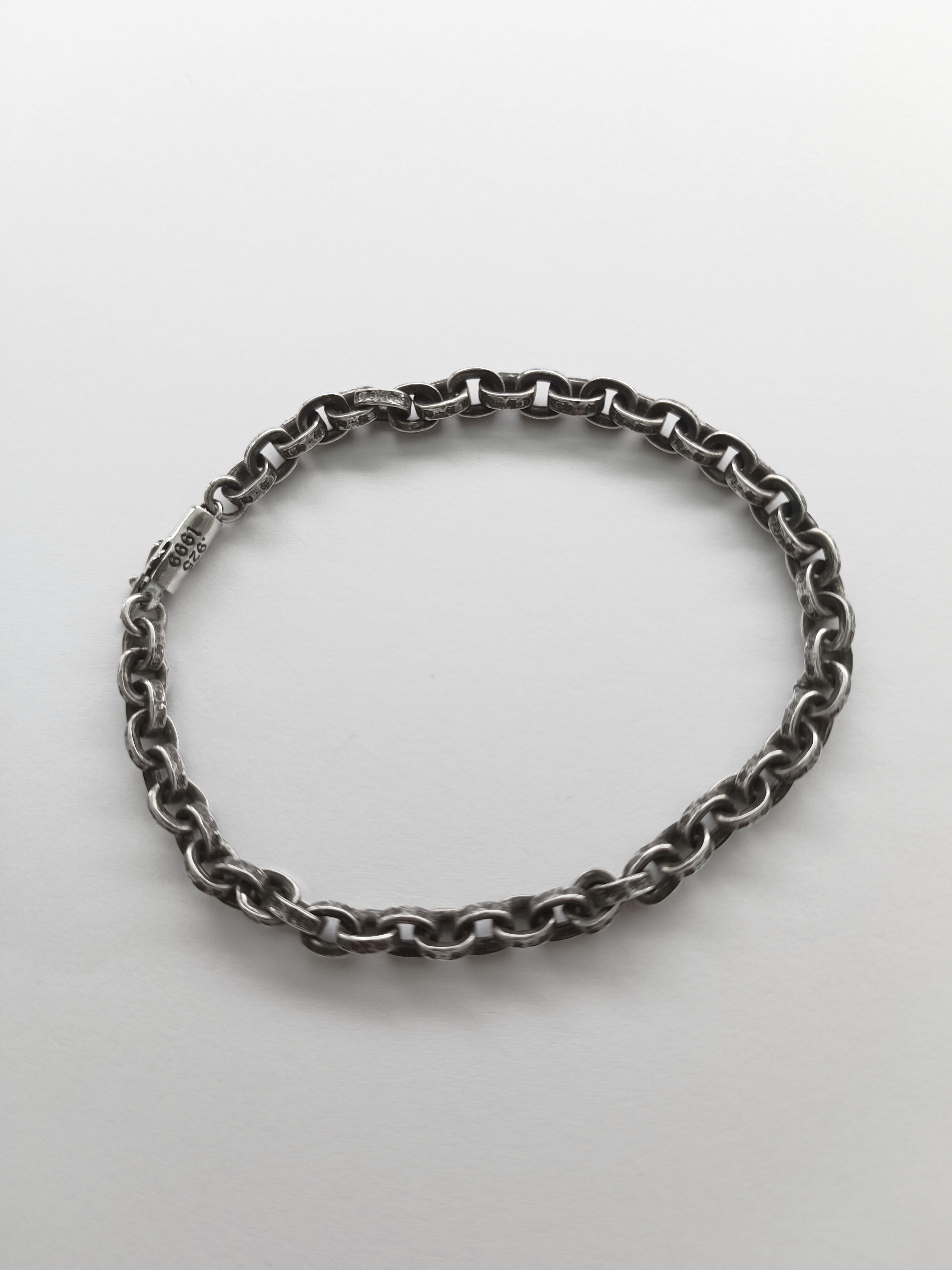 Chrome Hearts Paper Chain Bracelet 8inch "Silver"