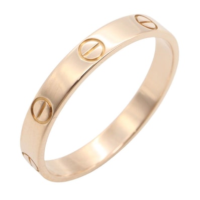 カルティエ CARTIER ミニラブ リング リング・指輪 ジュエリー K18PG(ピンクゴールド) メンズ レディース ゴールド系 【中古】