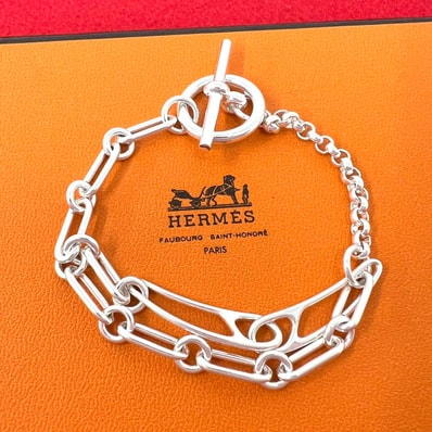 HERMES エルメス シェーヌダンクル パンク LG ブレスレット シルバー925 ブレスレット シルバー
29313