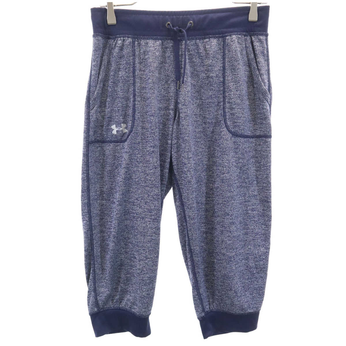 UNDER ARMOUR アンダーアーマー スウェットクォーター パンツ SM ネイビー クロップド